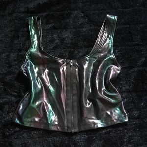 GALAXY RAVE CROP TOP